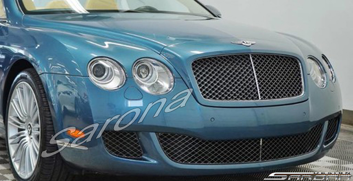 Custom Bentley GTC  Convertible Front Bumper (2005 - 2011) - $1890.00 (Part #BT-041-FB)